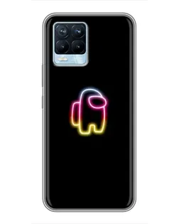 Чохол для Realme 8 з картинкою «Among Us градієнт»