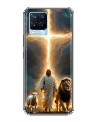Чохол для Realme 8 з картинкою «Лев Юди та Світло»