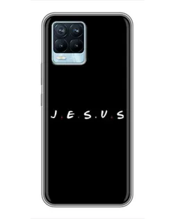 Чохол для Realme 8 з картинкою «Крапки віри J.E.S.U.S.»