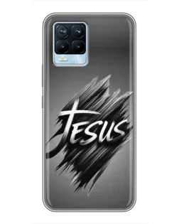 Чохол для Realme 8 з картинкою «Напис Jesus Graffiti»