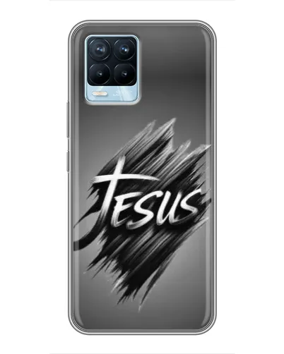 Чохол для Realme 8 з картинкою «Напис Jesus Graffiti»