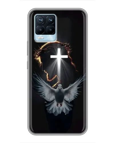 Чохол для Realme 8 з картинкою «Голуб та Світло»