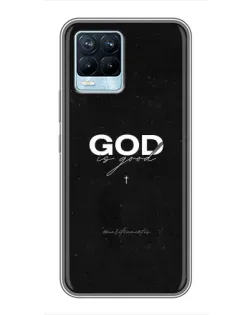 Чохол для Realme 8 з картинкою «GOD — Бог над усім»