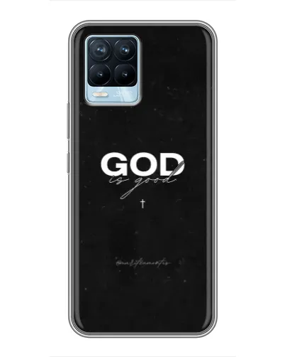 Чохол для Realme 8 з картинкою «GOD — Бог над усім»