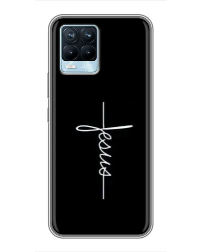 Чохол для Realme 8 з картинкою «Тонка лінія віри»