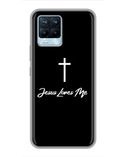 Чохол для Realme 8 з картинкою «Ісус любить тебе»