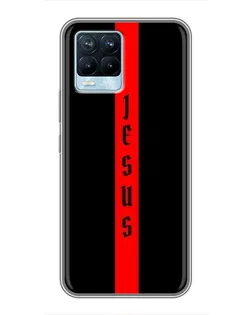 Чохол для Realme 8 з картинкою «Червона лінія віри»