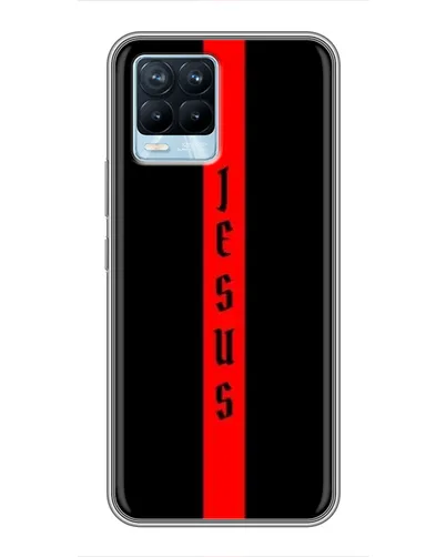 Чохол для Realme 8 з картинкою «Червона лінія віри»