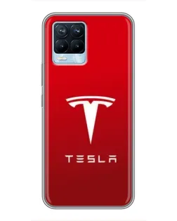 Чохол для Realme 8 з картинкою «Tesla Red Classic» Чохол для Realme 8 з картинкою «Tesla Red Classic»