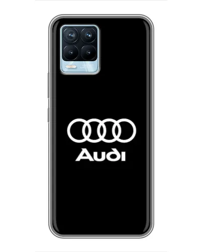 Чехол для Realme 8 с картинкой «Классическое лого Audi» Чехол для Realme 8 с картинкой «Классическое лого Audi»