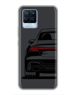 Чохол для Realme 8 з картинкою «Задня частина Audi — арт»