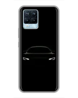 Чохол для Realme 8 з картинкою «Погляд Audi у темряві»