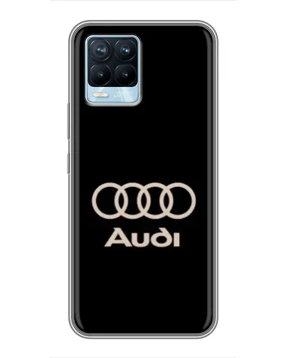 Чехол для Realme 8 с картинкой «Audi — золотой логотип» Чехол для Realme 8 с картинкой «Audi — золотой логотип»
