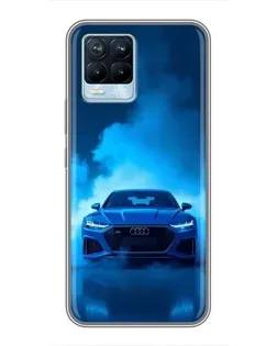 Чохол для Realme 8 з картинкою «Audi — блакитна енергія»