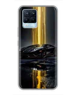Чохол для Realme 8 з картинкою «Нічний Lamborghini драйв» Чохол для Realme 8 з картинкою «Нічний Lamborghini драйв»
