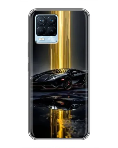 Чохол для Realme 8 з картинкою «Нічний Lamborghini драйв» Чохол для Realme 8 з картинкою «Нічний Lamborghini драйв»