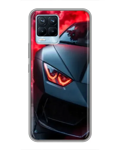 Чохол для Realme 8 з картинкою «Lamborghini червоне сяйво» Чохол для Realme 8 з картинкою «Lamborghini червоне сяйво»