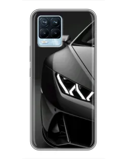 Чохол для Realme 8 з картинкою «Lamborghini фари деталізація» Чохол для Realme 8 з картинкою «Lamborghini фари деталізація»
