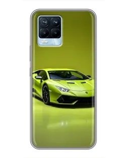 Чохол для Realme 8 з картинкою «Салатовий Lamborghini Huracan» Чохол для Realme 8 з картинкою «Салатовий Lamborghini Huracan»