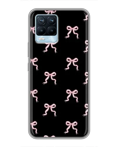 Чехол для Realme 8 с картинкой «Бант-цветок»