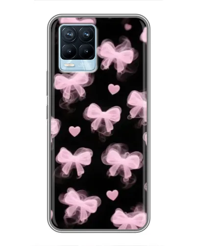 Чехол для Realme 8 с картинкой «Геометрия банта»