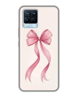 Чохол для Realme 8 з картинкою «Рожевий бант» Чохол для Realme 8 з картинкою «Рожевий бант»