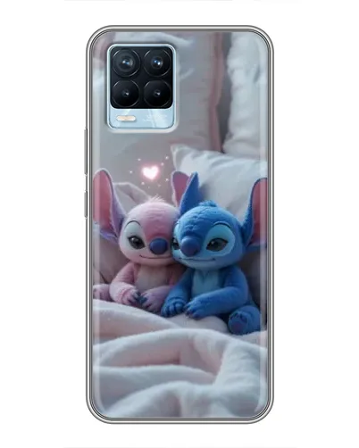 Чохол для Realme 8 з картинкою «Плюшеві Стіч Ангел»