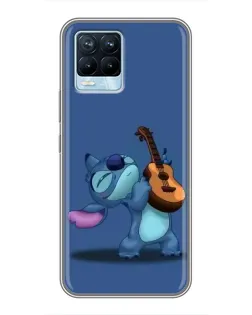 Чохол для Realme 8 з картинкою «Стіч з укулеле» Чохол для Realme 8 з картинкою «Стіч з укулеле»