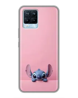 Чохол для Realme 8 з картинкою «Stitch визирає» Чохол для Realme 8 з картинкою «Stitch визирає»