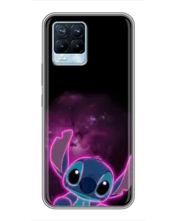 Чохол для Realme 8 з картинкою «Неоновий Stitch» Чохол для Realme 8 з картинкою «Неоновий Stitch»