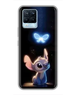 Чохол для Realme 8 з картинкою «Сяючий Стіч» Чохол для Realme 8 з картинкою «Сяючий Стіч»