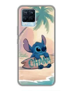 Чохол для Realme 8 з картинкою «Стіч на серфі» Чохол для Realme 8 з картинкою «Стіч на серфі»