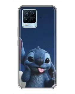 Чохол для Realme 8 з картинкою «Стіч у хмарах» Чохол для Realme 8 з картинкою «Стіч у хмарах»