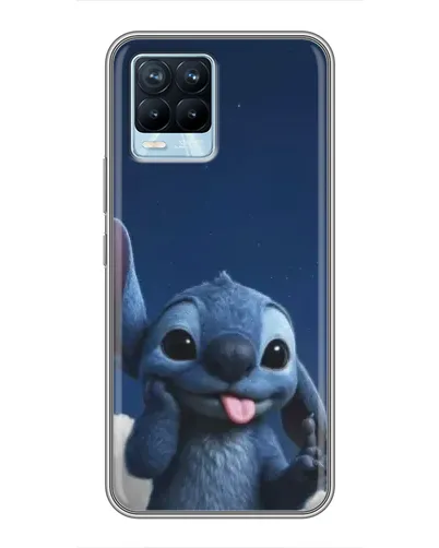 Чохол для Realme 8 з картинкою «Стіч у хмарах»