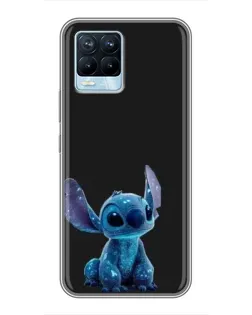 Чохол для Realme 8 з картинкою «Стіч на чорному» Чохол для Realme 8 з картинкою «Стіч на чорному»