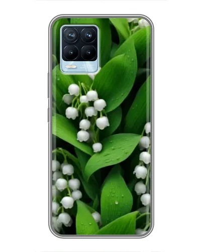 Чохол для Realme 8 з картинкою «Конвалії в зелені»