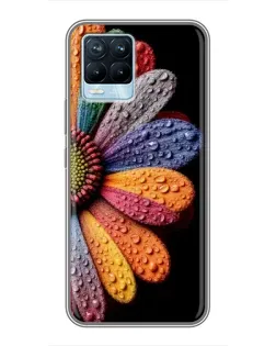 Чохол для Realme 8 з картинкою «Райдужна квітка» Чохол для Realme 8 з картинкою «Райдужна квітка»