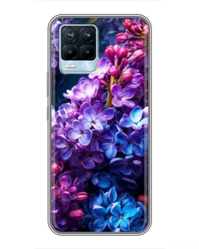Чохол для Realme 8 з картинкою «Бузковий цвіт»