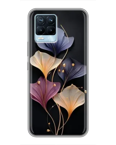 Чохол для Realme 8 з картинкою «Лілові квіти грації»