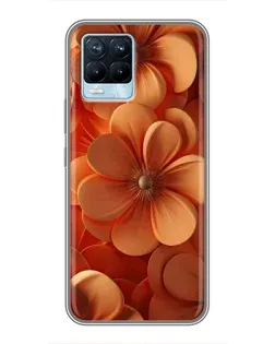 Чохол для Realme 8 з картинкою «Помаранчева макро квітка» Чохол для Realme 8 з картинкою «Помаранчева макро квітка»