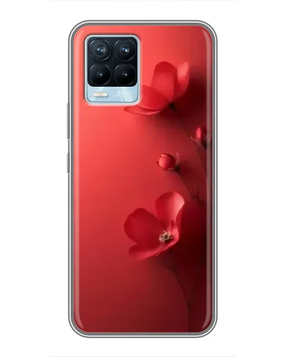 Чохол для Realme 8 з картинкою «Макові суцвіття»