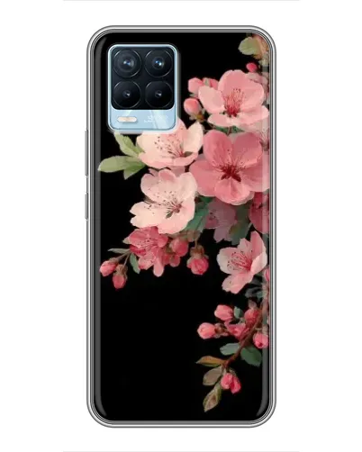 Чохол для Realme 8 з картинкою «Рожева гілка сакури»