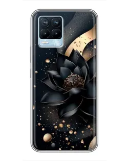 Чохол для Realme 8 з картинкою «Чорний лотос» Чохол для Realme 8 з картинкою «Чорний лотос»
