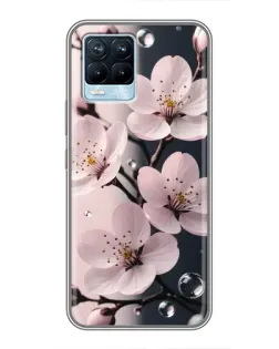Чохол для Realme 8 з картинкою «Ніжня сакура та краплі» Чохол для Realme 8 з картинкою «Ніжня сакура та краплі»