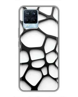 Чохол для Realme 8 з картинкою «Біла об'ємна сітка» Чохол для Realme 8 з картинкою «Біла об'ємна сітка»