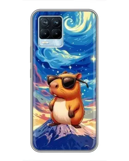 Чохол для Realme 8 з картинкою «Капібара Ван Гога» Чохол для Realme 8 з картинкою «Капібара Ван Гога»