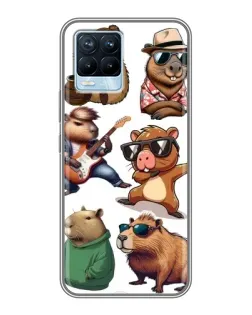 Чохол для Realme 8 з картинкою «Круті капібари музиканти» Чохол для Realme 8 з картинкою «Круті капібари музиканти»