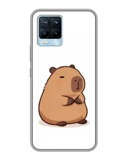 Чохол для Realme 8 з картинкою «Товстенька капібара» Чохол для Realme 8 з картинкою «Товстенька капібара»