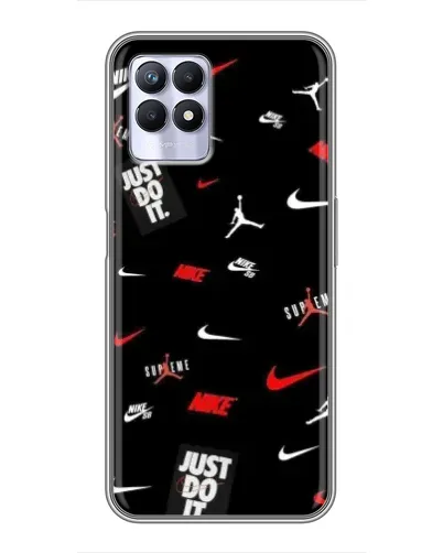 Чехол для Realme 8i с картинкой «Nike Mix Pattern» Чехол для Realme 8i с картинкой «Nike Mix Pattern»