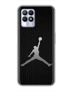 Чехол для Realme 8i с картинкой «Jordan Dark Carbon»